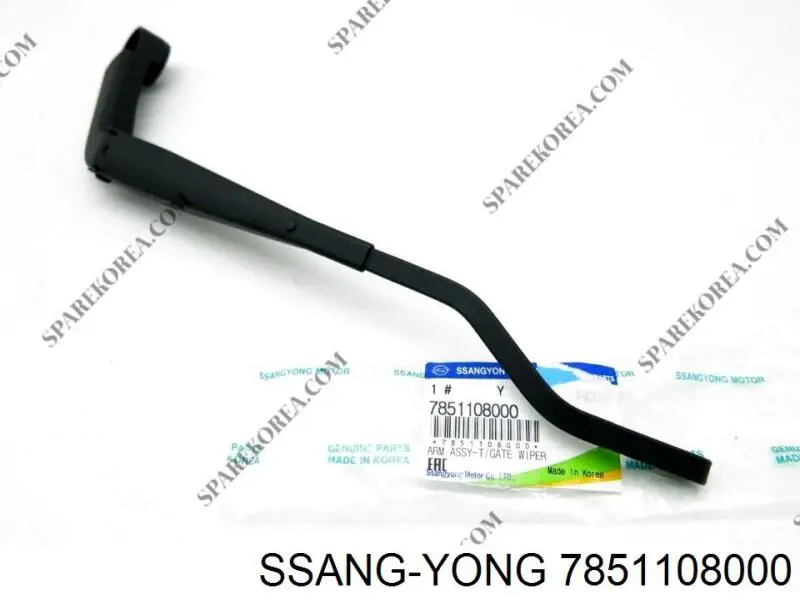 Braço de limpa-pára-brisas de vidro traseiro Ssang Yong 7851108000 preço, a partir de 45,97 USD