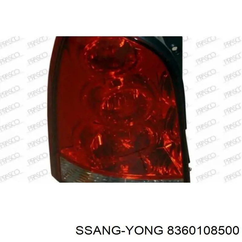 8360108500 Ssang Yong Lanterna traseira esquerda