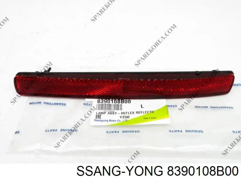 Retrorrefletor (refletor) do pára-choque traseiro esquerdo Ssang Yong 8390108B00 preço, a partir de 15,46 USD