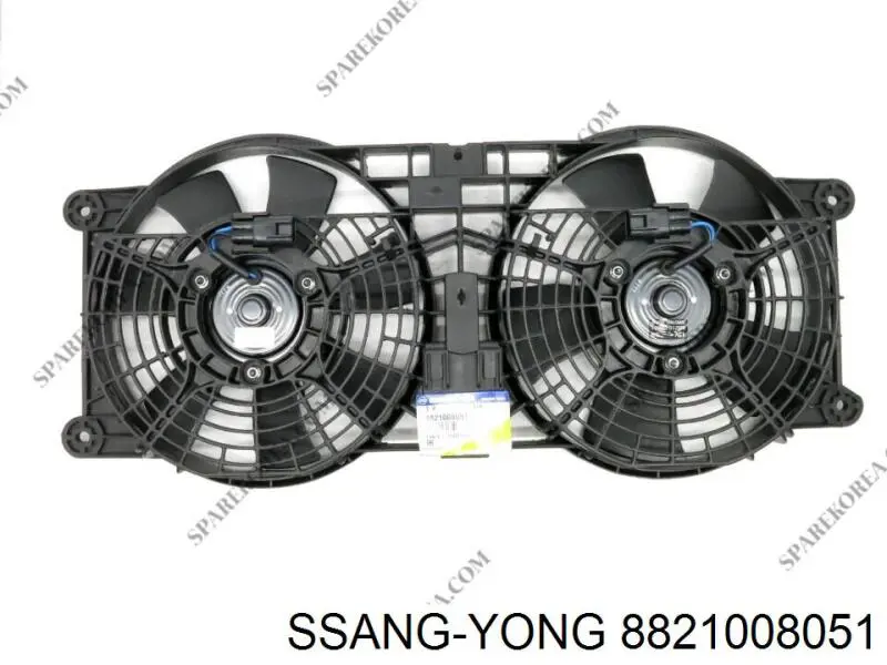 Ventilador elétrico de esfriamento montado (motor + roda de aletas) Ssang Yong 8821008051 preço, a partir de 103,86 USD