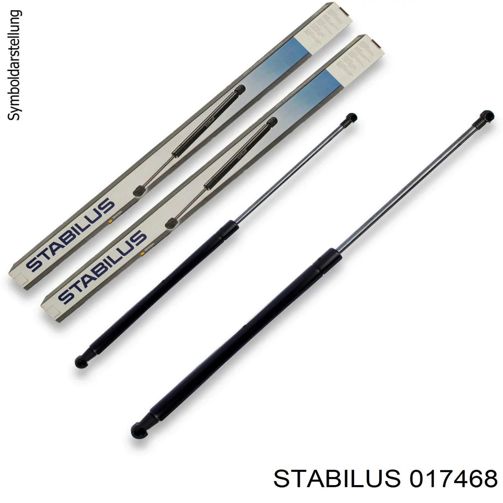 Compre 017468 Stabilus Amortecedor de tampa de porta-malas (de 3ª/5ª porta traseira)