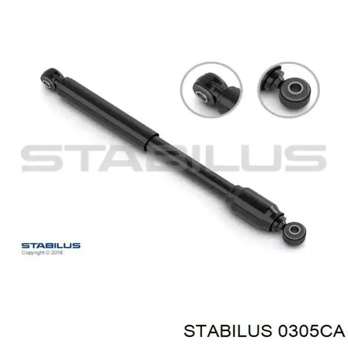 Amortecedor do mecanismo de direção Stabilus 0305CA preço, a partir de 57,38 USD