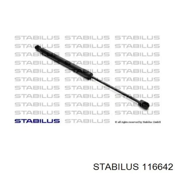 116642 Stabilus Amortecedor de tampa de porta-malas (de 3ª/5ª porta traseira)