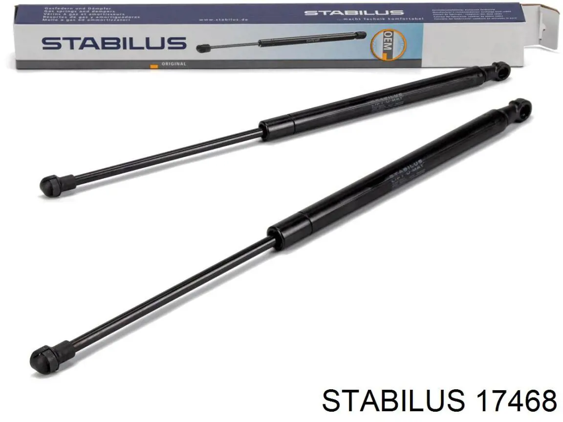 Amortecedor de tampa de porta-malas (de 3ª/5ª porta traseira) 17468 Stabilus