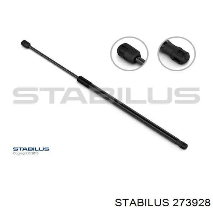 Amortecedor de tampa de porta-malas (de 3ª/5ª porta traseira) Stabilus 273928 preço, a partir de 21,42 USD
