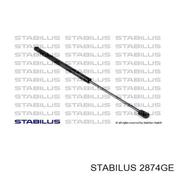 Amortecedor de tampa de porta-malas (de 3ª/5ª porta traseira) Stabilus 2874GE preço, a partir de 18,60 USD