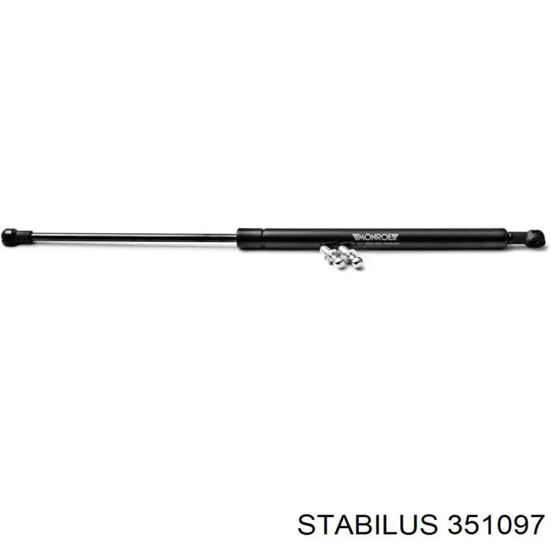 Amortecedor de tampa de porta-malas (de 3ª/5ª porta traseira) Stabilus 351097 preço, a partir de 23,90 USD