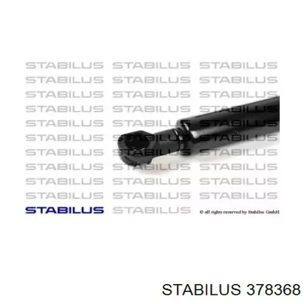 Amortecedor de vidro de porta-malas (de 3ª/5ª porta traseira (de tampa de alcapão) Stabilus 378368 preço, a partir de 16,17 USD