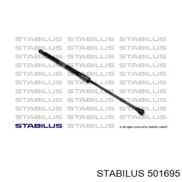 501695 Stabilus Amortecedor de tampa de porta-malas (de 3ª/5ª porta traseira)