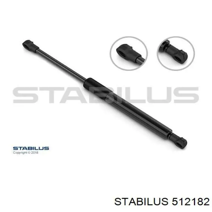 Compre 512182 Stabilus Amortecedor de tampa de porta-malas (de 3ª/5ª porta traseira)