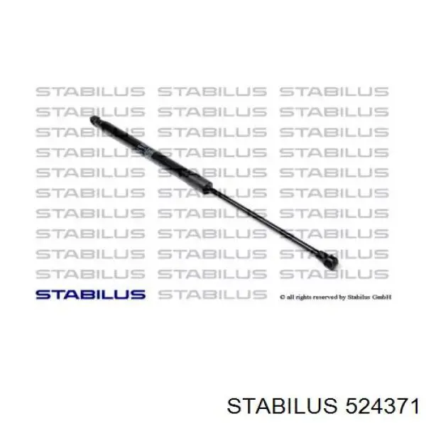 524371 Stabilus Amortecedor de tampa de porta-malas (de 3ª/5ª porta traseira)