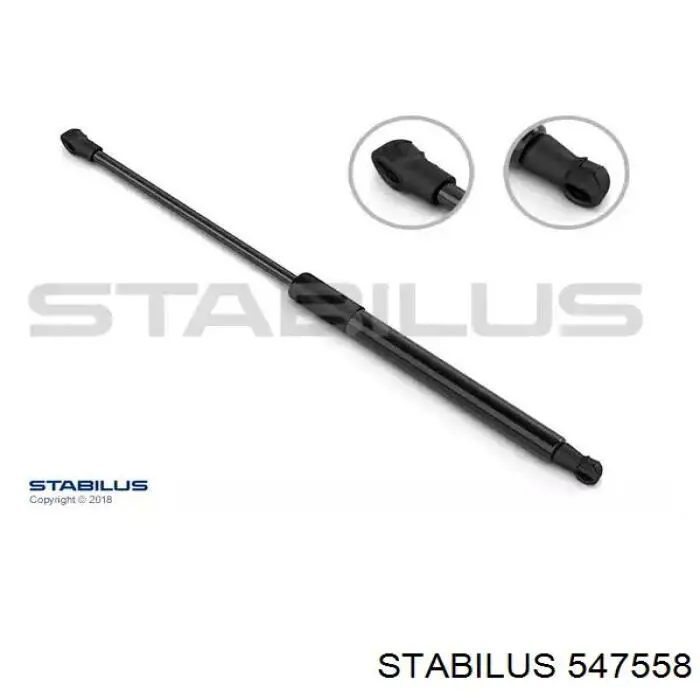 547558 Stabilus Amortecedor de tampa de porta-malas (de 3ª/5ª porta traseira)