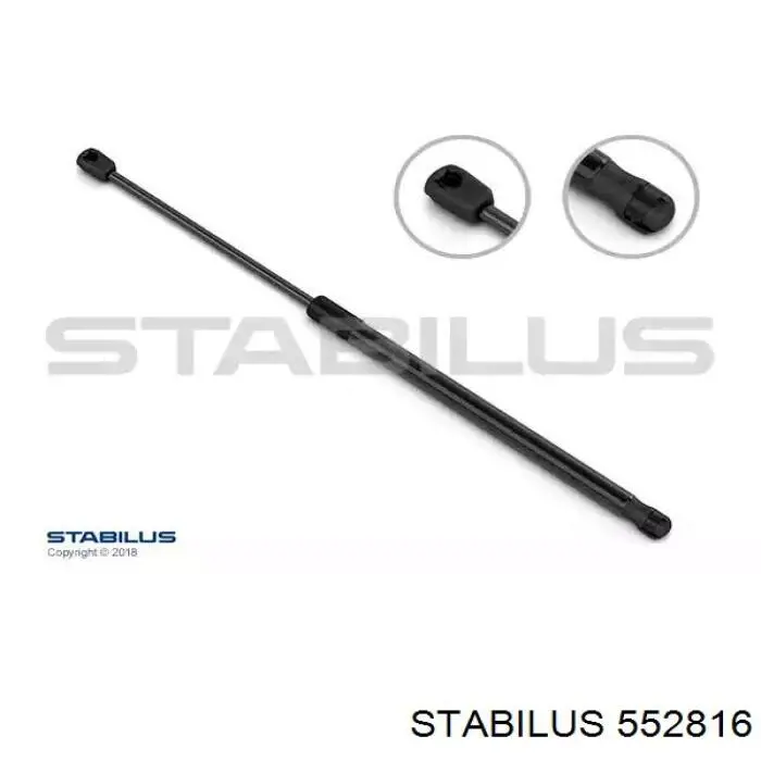 552816 Stabilus Amortecedor de tampa de porta-malas (de 3ª/5ª porta traseira)