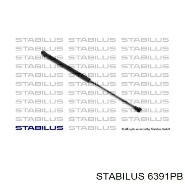 Amortecedor de tampa de porta-malas (de 3ª/5ª porta traseira) Stabilus 6391PB preço, a partir de 18,52 USD
