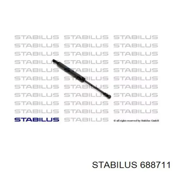 Amortecedor de tampa de porta-malas (de 3ª/5ª porta traseira) Stabilus 688711 preço, a partir de 14,75 USD
