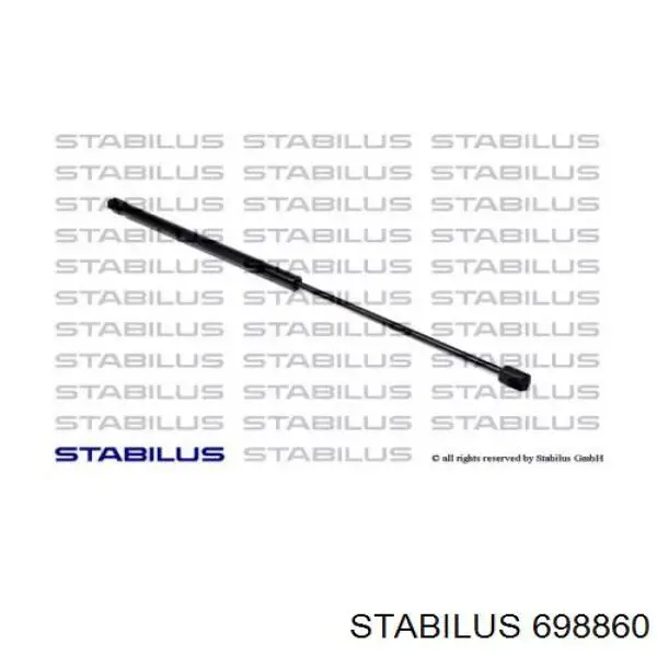 Compre 698860 Stabilus Amortecedor de tampa de porta-malas (de 3ª/5ª porta traseira)
