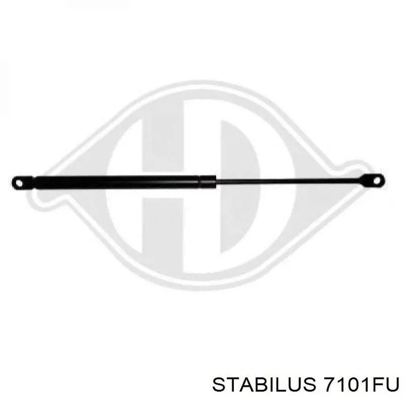 Amortecedor de vidro de porta-malas (de 3ª/5ª porta traseira (de tampa de alcapão) Stabilus 7101FU preço, a partir de 8,32 USD