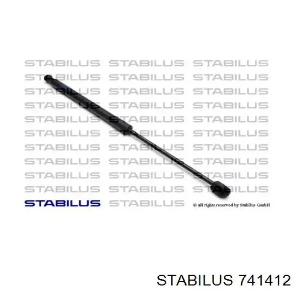 741412 Stabilus Amortecedor de tampa de porta-malas (de 3ª/5ª porta traseira)