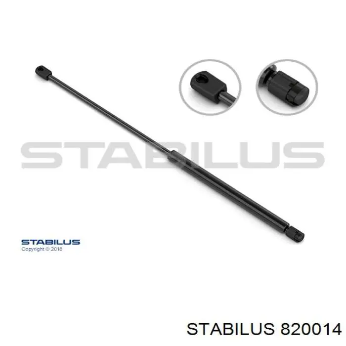 Compre 820014 Stabilus Amortecedor de vidro de porta-malas (de 3ª/5ª porta traseira (de tampa de alcapão)
