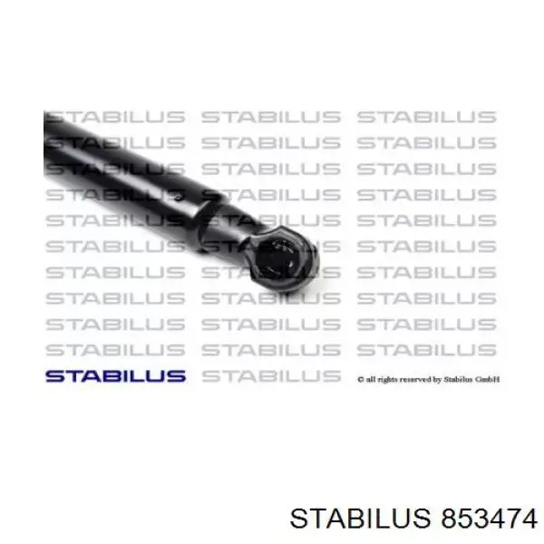 Amortecedor de tampa de porta-malas (de 3ª/5ª porta traseira) Stabilus 853474 preço, a partir de 32,54 USD