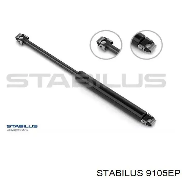 Amortecedor de tampa de porta-malas (de 3ª/5ª porta traseira) Stabilus 9105EP preço, a partir de 16,49 USD