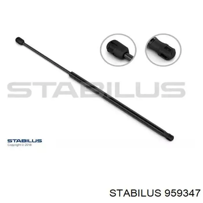 959347 Stabilus Amortecedor de tampa de porta-malas (de 3ª/5ª porta traseira)