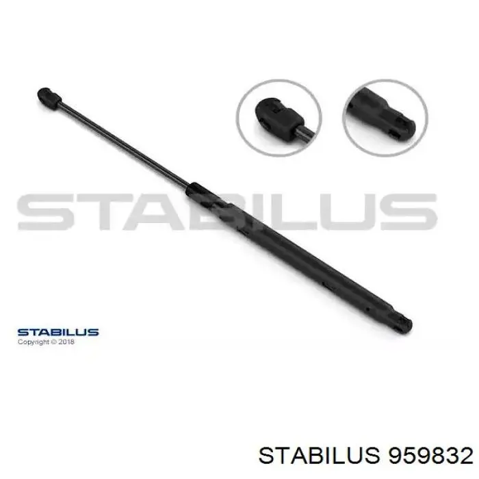 959832 Stabilus Amortecedor da capota esquerdo