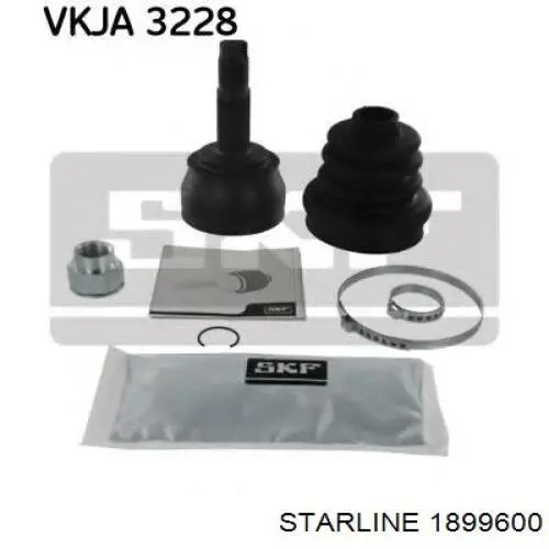 Junta homocinética externa dianteira Starline 1899600 preço, a partir de 34,04 USD