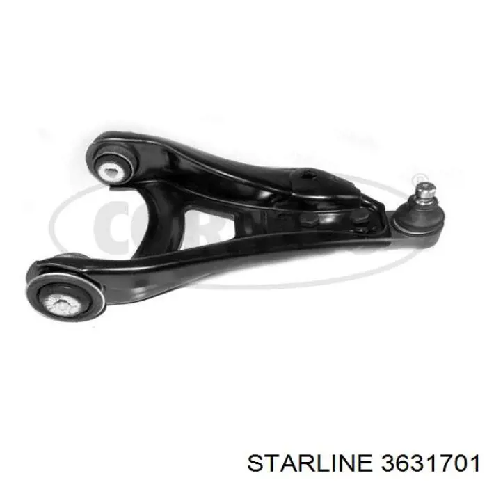 Braço oscilante inferior esquerdo de suspensão dianteira Starline 3631701 preço, a partir de 36,37 USD