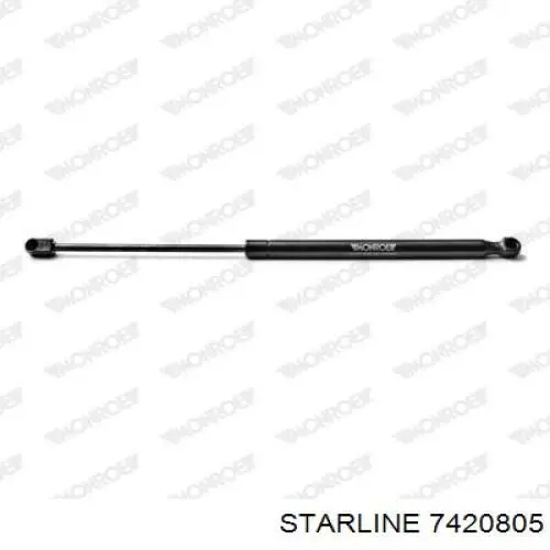 Amortecedor de tampa de porta-malas (de 3ª/5ª porta traseira) 7420805 Starline
