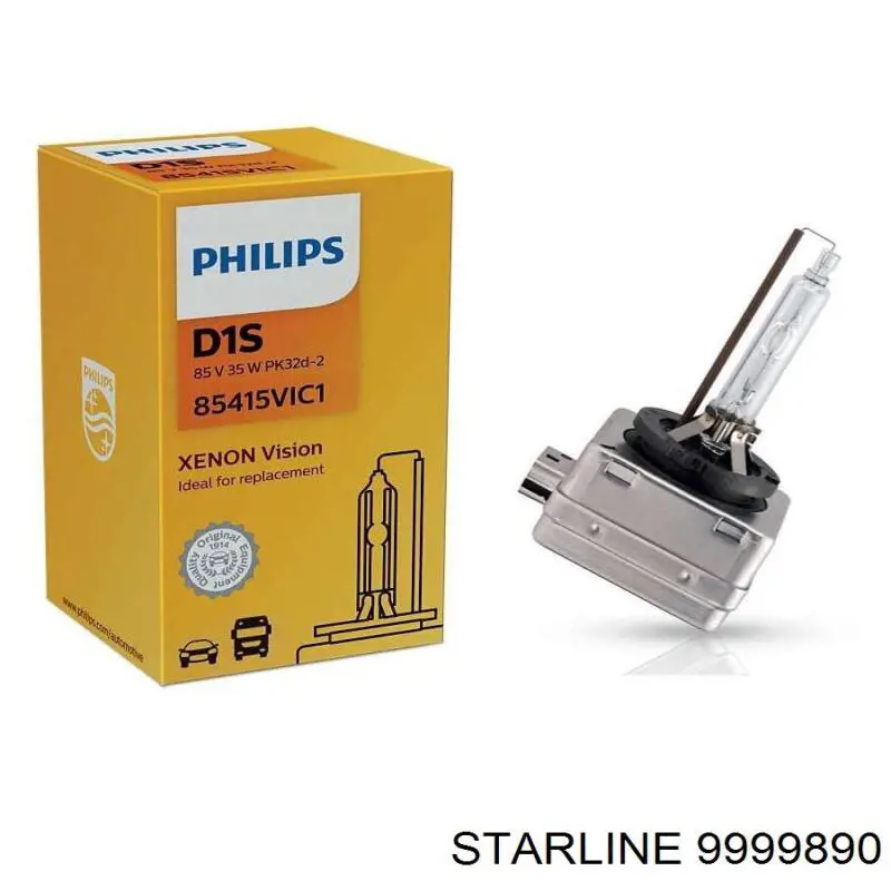 9999890 Starline Lâmpada de xénon