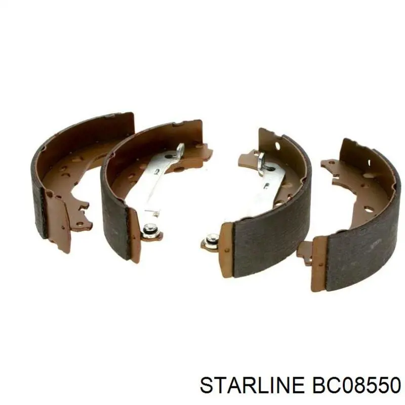 BC08550 Starline Sapatas do freio traseiras de tambor