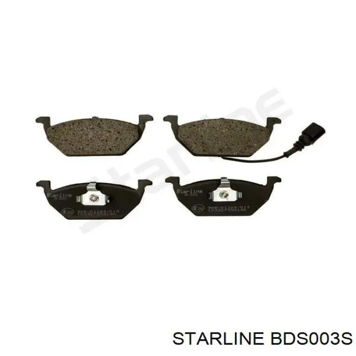 BDS003S Starline Sapatas do freio dianteiras de disco