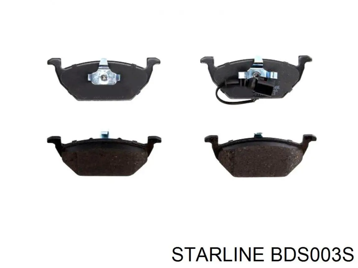 Sapatas do freio dianteiras de disco BDS003S Starline