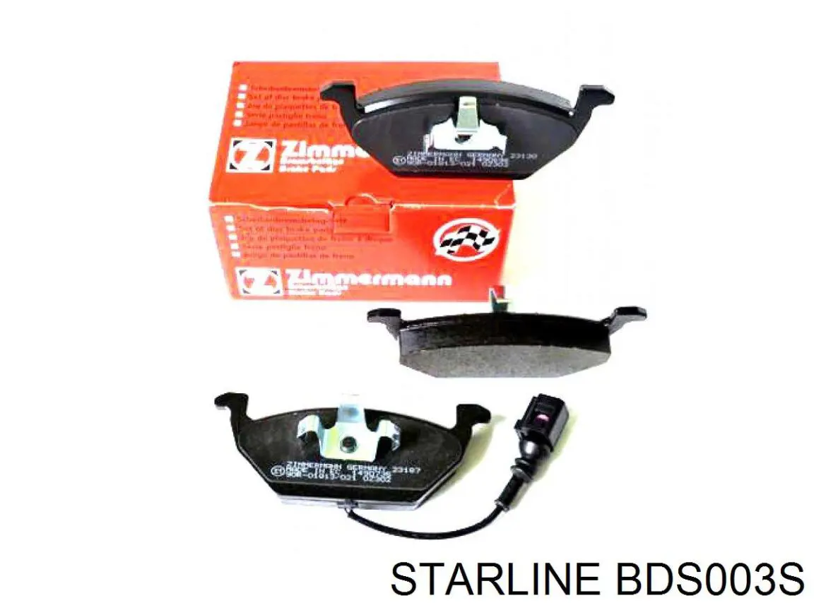 Sapatas do freio dianteiras de disco Starline BDS003S preço, a partir de 28,38 USD