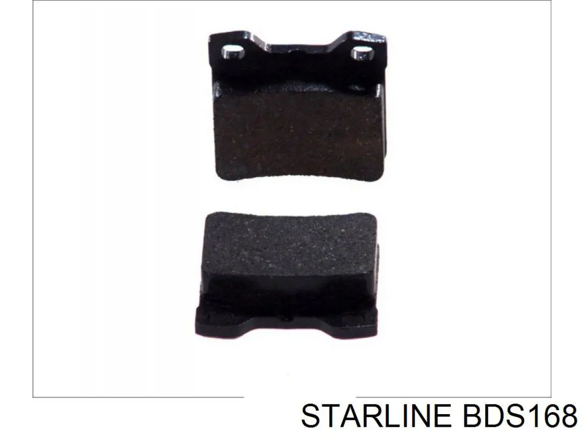 Sapatas do freio traseiras de disco BDS168 Starline