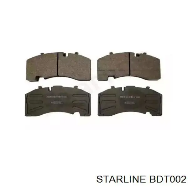 BDT002 Starline Sapatas do freio traseiras de disco