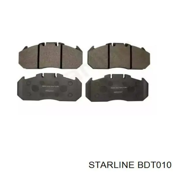 BDT010 Starline Sapatas do freio dianteiras de disco