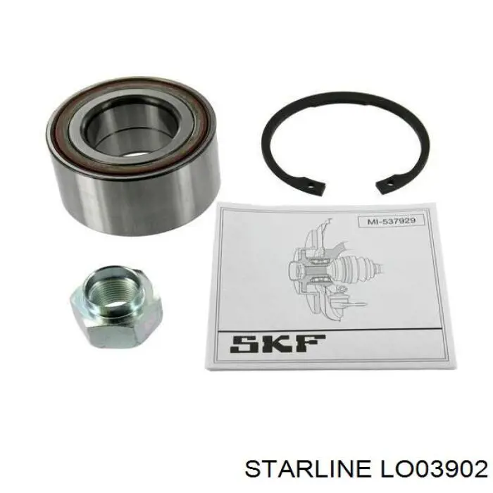 LO03902 Starline Rolamento de cubo dianteiro