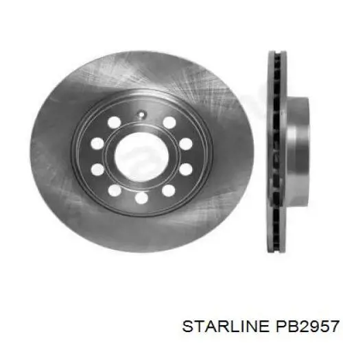 Compre PB2957 Starline Disco do freio dianteiro