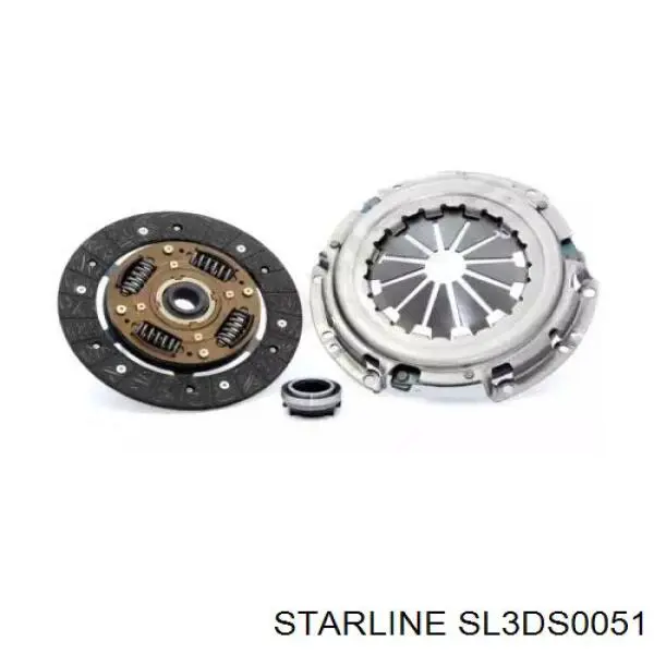 SL3DS0051 Starline Kit de embraiagem (3 peças)