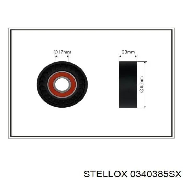 Compre RSX00019P Starline Rolo de reguladora de tensão da correia de transmissão