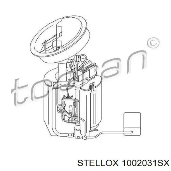 Módulo de bomba de combustível com sensor do nível de combustível Bosch 986580184 preço, a partir de 114,22 USD