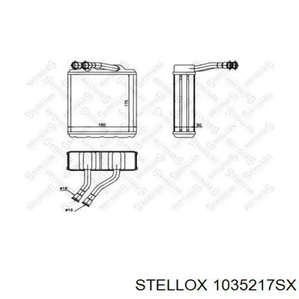 8710705010 Toyota Radiador de forno (de aquecedor)