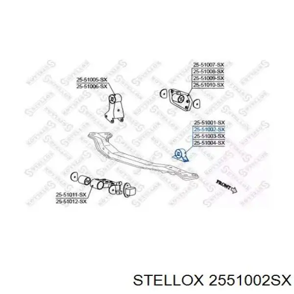  Coxim (suporte) dianteiro de motor Hyundai Accent I hatchback (1994 - 2002) I