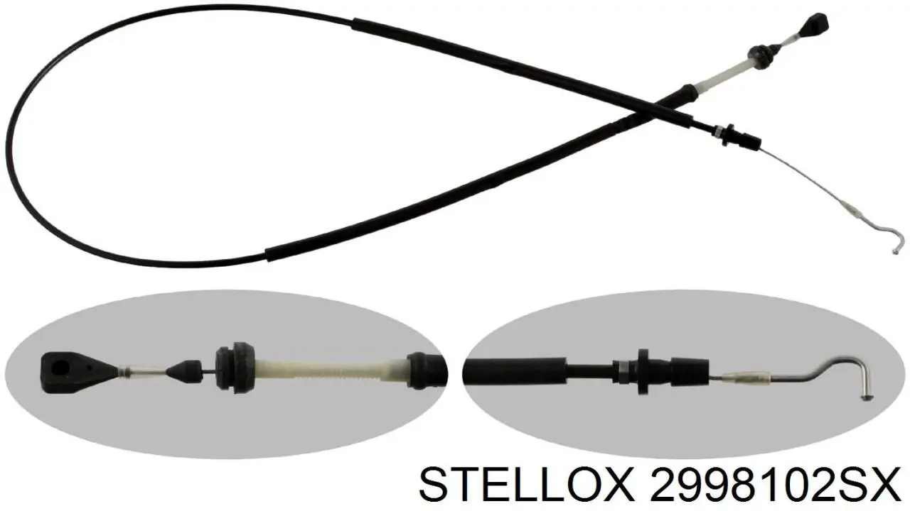 Compre 2998102SX Stellox Cabo/pedal de gás (de acelerador)