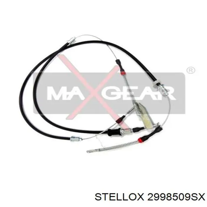 Compre 2998509SX Stellox Cabo traseiro direito/esquerdo do freio de estacionamento