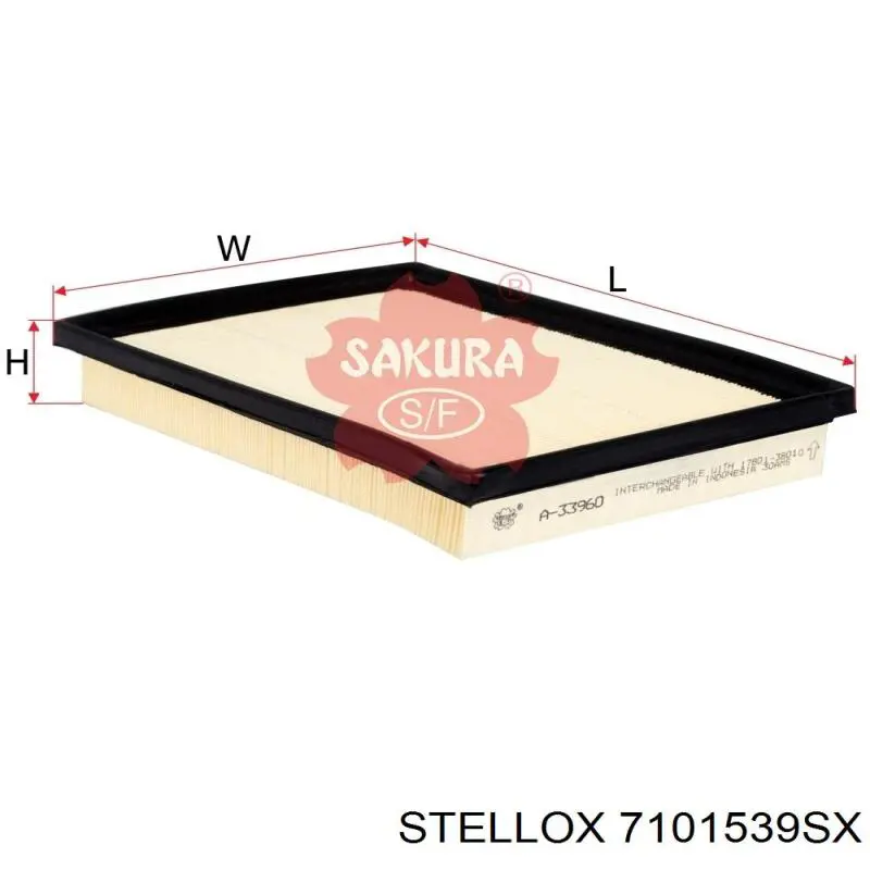 Filtro de ar Stellox 7101539SX preço, a partir de 9,31 USD