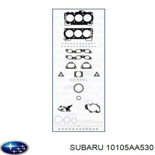 Kit de vedantes de motor completo Subaru Legacy III BE, BH