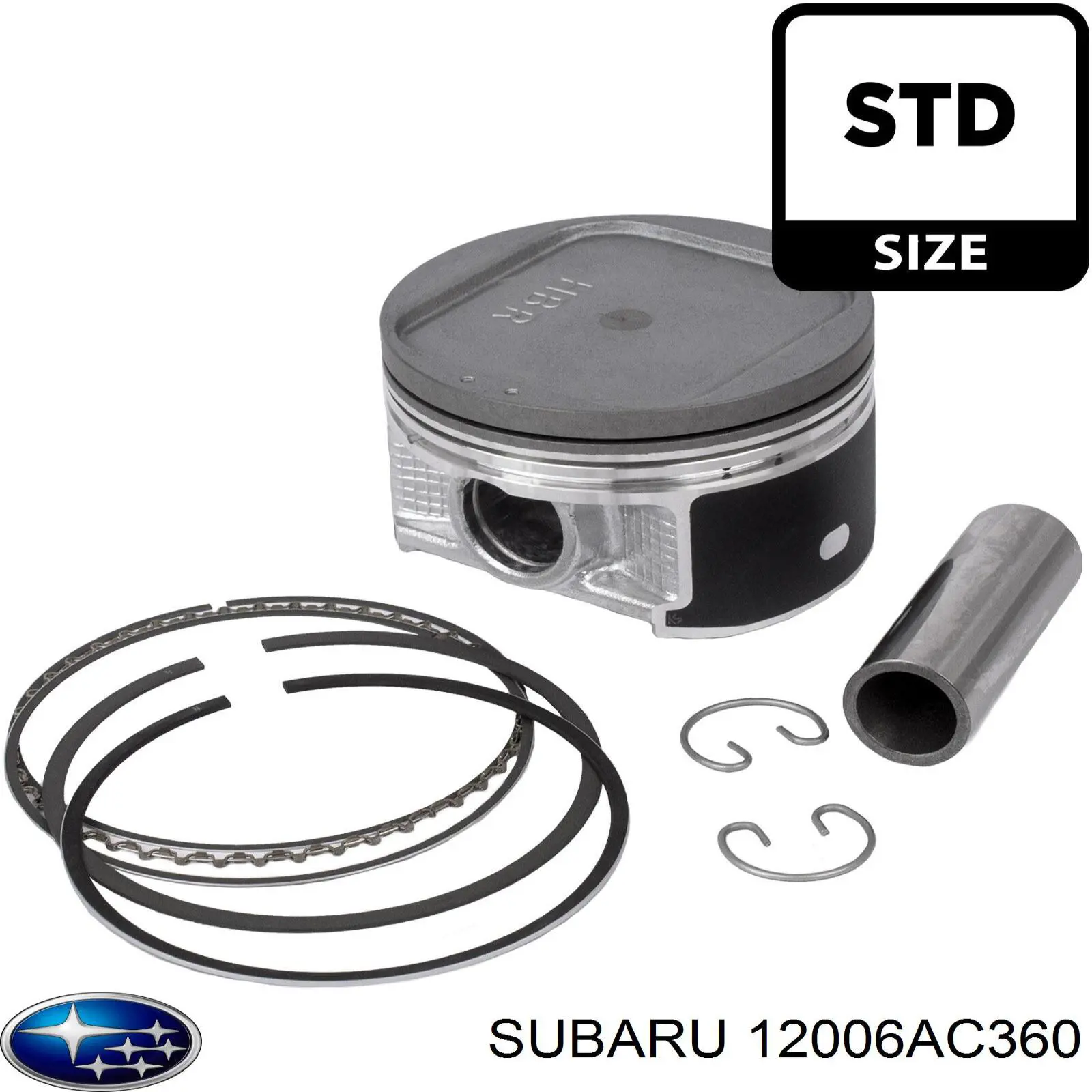 Pistão com passador sem anéis, STD Subaru 12006AC360 preço, a partir de 265,16 USD